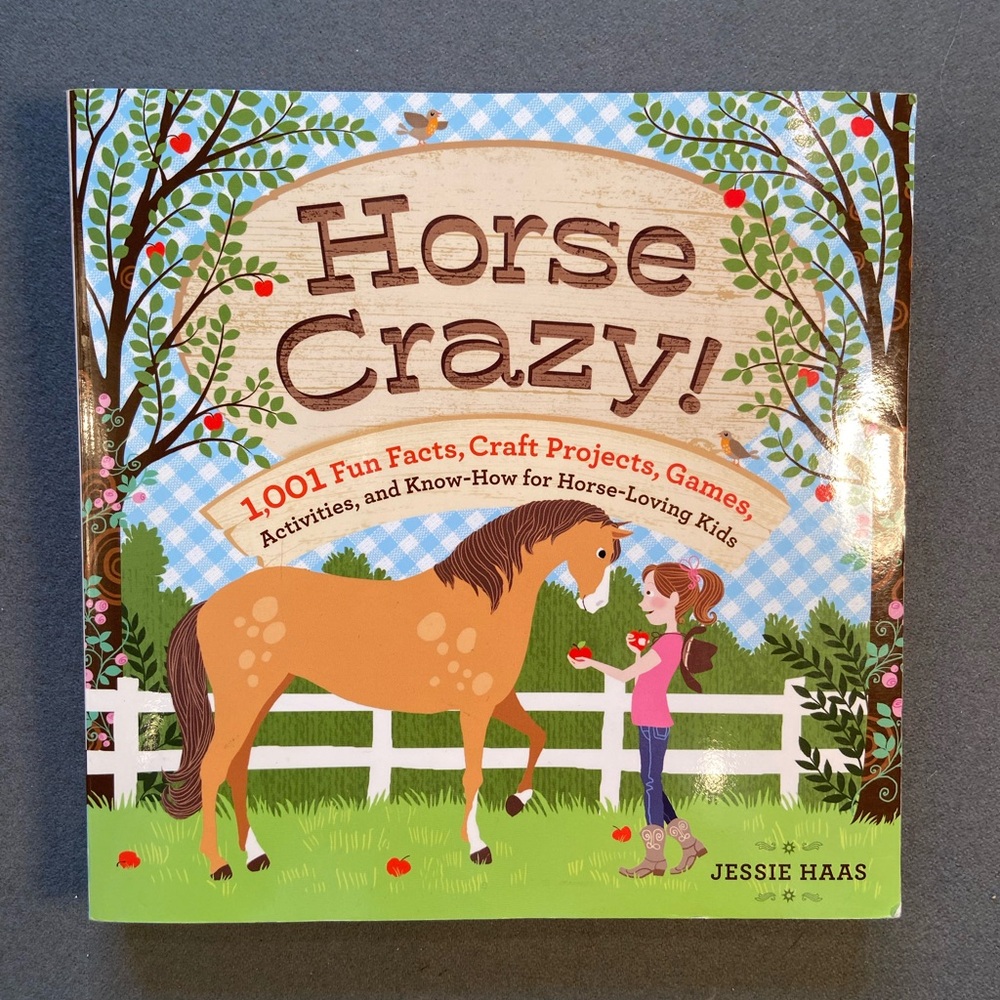 Book, Horse Crazy, craft projects, activities, and games for horse loving kids